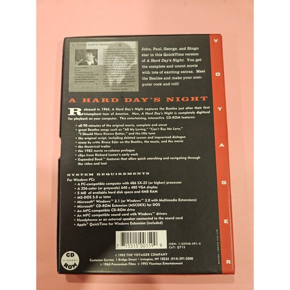 The Beatles A Hard Day's Night Voyager DVD collector set - Picture 3 of 5